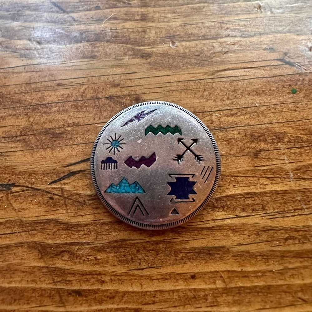 VINTAGE NATIVE AMERICAN BROOCH